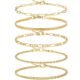14K Gold/Sterling Silver Plated Anklet Bracelets for Women Waterproof Plus Size Cuban Link Chain Ankle Bracelet for Large Ankle 9-12inch
