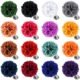 16 Pcs Lapel Flowers for Men Suits Flower Lapel Pins for Men Flower Brooch Pins Handmade Satin Boutonniere Pin