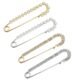 4pcs Brooche Pins, Sweater Shawl Hat Clips Decorative Safety Pins for Clothes Faux Crystal Pearl Brooches and Pins for Women Fashion Dress Clips