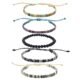 5 Pcs Surfer Beach Bracelet Men Women, Bracelets For Men, Handmade Boho Ankle Bracelet Summer Hippie Jewelry Beachy Braided Bracelets Adjustable,Unisex Rope String Anklet...