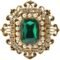 Antique Rhinestone Brooch Pin for Women Girls Gold Tone Vintage Baroque Rectangle Crystal Shell Pearl Boho Victorian Style Brooches Lapel Pins Elegant Wedding Christmas Festival...