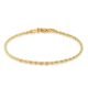 Barzel 18K Gold Plated Braided Rope Anklet for Women, 10 Inches - Made In Brazil