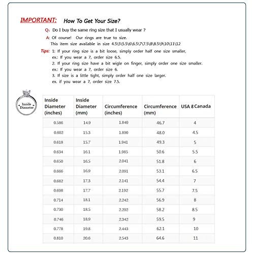 Bo.Dream Cushion Cut 3ct Cubic Zirconia CZ Platinum Plated Sterling Silver Engagement Rings