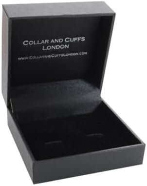 COLLAR AND CUFFS LONDON - HOCHWERTIGE Manschettenknöpfe mit GESCHENK BOX - Füller Feder - Nib - Stilvolle Messing - Silber Farbe - Kalligraphie Schreiben Kunst Stift Lehrer Schule