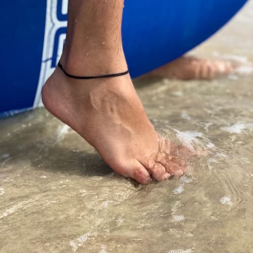 Cord Anklet for Men Women Teen Adult Unisex - Ankle Bracelet Surfer Beach String Anklets Waterproof Adjustable Jewelry Unisex Summer Accessories (one size, Red)
