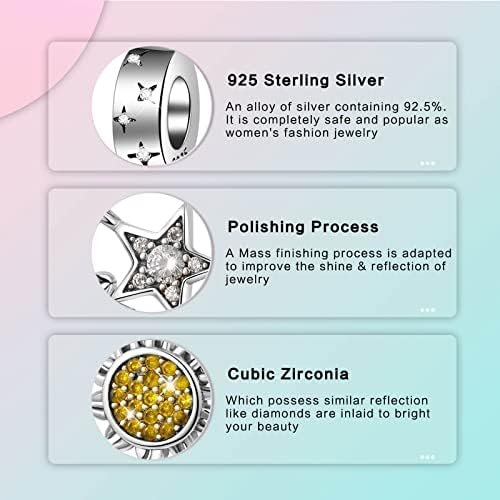 Family Love Mother Daughter Grandma Charm 925 Sterling Silver fits Bracelets Necklace Pendant Bead Charms Jewelry Gift for Women Family Friends