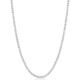 Fiusem Silver Tone Wheat Chain Necklace for Men, 2.5mm Mens Chain Necklaces, Stainless Steel Necklace Chains for Men and Women, Men Necklace 16-28 Inch