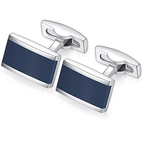 HONEY BEAR Cufflinks Mens Shirt Rectangle for Business Wedding Gift