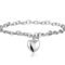 Jstyle Jewelry Women's Heart Charm Bracelets Stainless Steel Link Bracelet Birthday Gifts for Women Jewelry