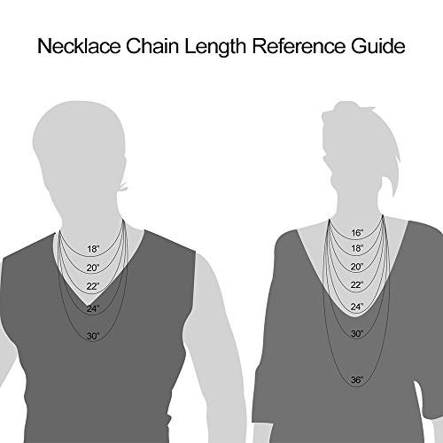 M MOOHAM Cross Necklace for Men, Silver Black Gold Stainless Steel Plain Cross Pendant Necklace for Men Box Chain 16-30 Inch