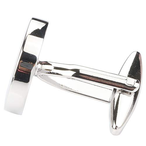Mens Classic Stainless Steel Initial Cufflinks 26 Alphabet Initial Letter Cufflinks Business Wedding Shirts A-Z
