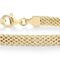 Miabella 18K Gold Over Sterling Silver Italian 5mm Mesh Link Chain Bracelet for Women, 925 Made in Italy