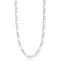 Miabella 925 Sterling Silver Italian 5mm Diamond-Cut Figaro Link Chain Necklace for Women Men, Made in Italy