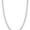 Miabella Italian Solid 925 Sterling Silver 3.5mm Diamond Cut Cuban Link Curb Chain Necklace for Women Men, Made in Italy