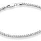 Miabella Solid 925 Sterling Silver Italian 2.5mm Franco Square Box Link Chain Bracelet for Men Women, Made in Italy