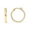 PAVOI 14K Gold Plated 925 Sterling Silver Post Lightweight Hoops | 20mm - 30mm Earring | Gold Hoop Earrings for Women