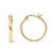 PAVOI 14K Gold Plated 925 Sterling Silver Post Lightweight Hoops | 20mm - 30mm Earring | Gold Hoop Earrings for Women