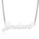 Personalized Name Necklace Sterling Silver Pendant Customized Custom