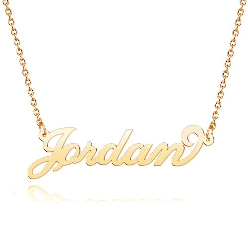 Personalized Name Necklace Sterling Silver Pendant Customized Custom