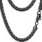 PROSTEEL Stylish Stainless Steel Round Link Chain Necklace for Men, Silver/Gold/Black Tone, Hypoallergenic Jewelry, 14"-30", Come with Box