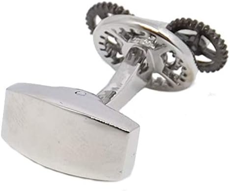 Rad, Zahnrad, Kogge, Mechanischer beweglicher Mann Geschenk Manschettenknöpfe von CUFFLINKS DIRECT