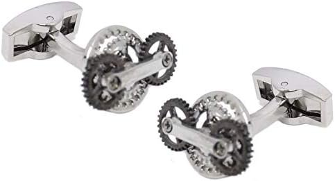 Rad, Zahnrad, Kogge, Mechanischer beweglicher Mann Geschenk Manschettenknöpfe von CUFFLINKS DIRECT