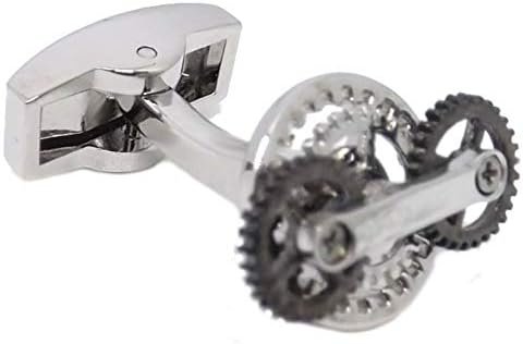 Rad, Zahnrad, Kogge, Mechanischer beweglicher Mann Geschenk Manschettenknöpfe von CUFFLINKS DIRECT