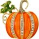 Rhinestone Pumpkin Brooch Pin for Women Girls Gold Tone Fashion Enamel Halloween Thanksgiving Green Leaf Brooches Lapel Pins Cute Fall Holiday Festival Hat Bag Suit Dress...