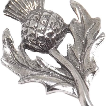 Scottish Scottish Scotland Pewter Rugby Game Thistle Tie Pin Badge Brooch