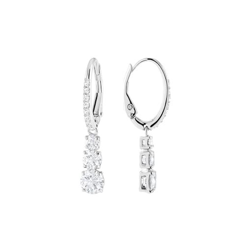 Swarovski Attract Trilogy Crystal Necklace and Earrings Jewelry Collection
