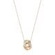 Swarovski Jewelry Crystal Elegance Necklace Collection, with Crystals and Clear Stones on Rhodium and Rose Gold-Tone Finished Metal