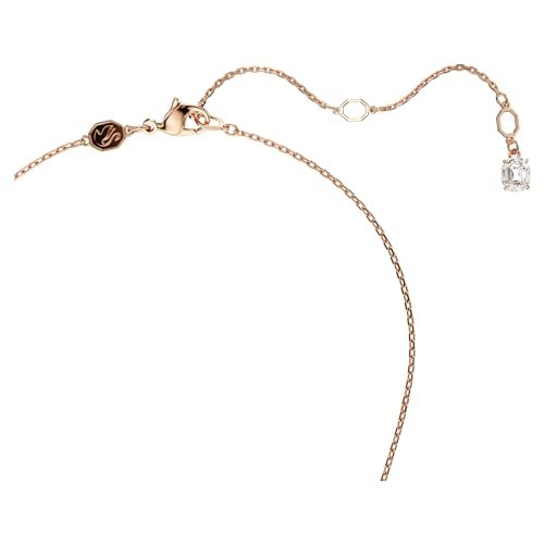 SWAROVSKI Mesmera Necklace and Bracelet Set, Clear Mixed-Cut Stones in a Rose Gold-Tone Finished Setting, Part of the Mesmera Collection