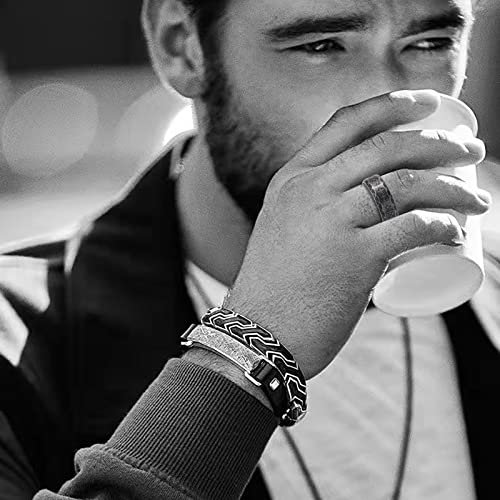 Viking Rings for Men Norse Viking Raven Runes Vegvisir Compass Amulet Ring Jewelry for Men Women Boys Size 7-13