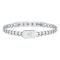 VNOX Initial Bracelet for Men Boys - Simple Mens A-Z Letter Cuban Link Chain Bracelets, Adjustable Solid Stainless Steel Jewelry Gifts for Men Dad Boyfriend